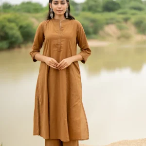 Casual Brown Kurta For Women